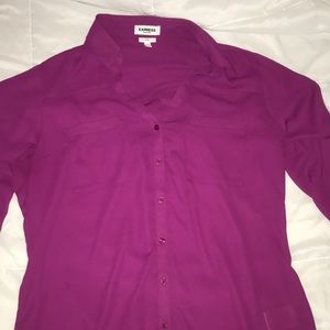 Express button down work shirt